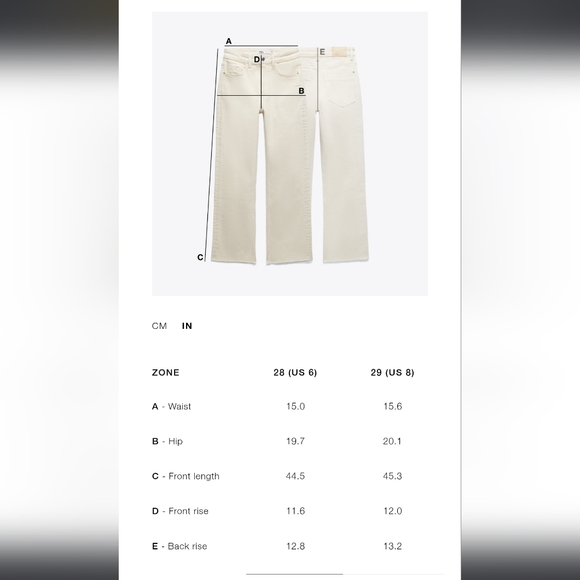 Zara Wide Leg Jeans, Distressed - Picture 16 of 16